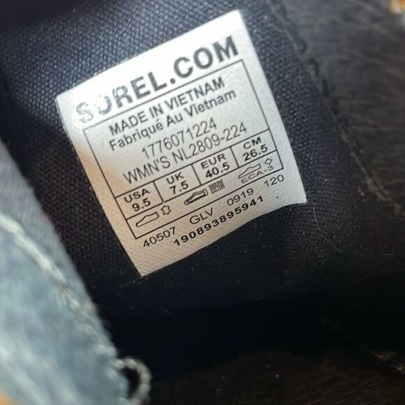 Sorel Lolla Cut Out Women’s Size 9.5 Chestnut Suede Slip On Ankle Boots - Picture 6 of 12